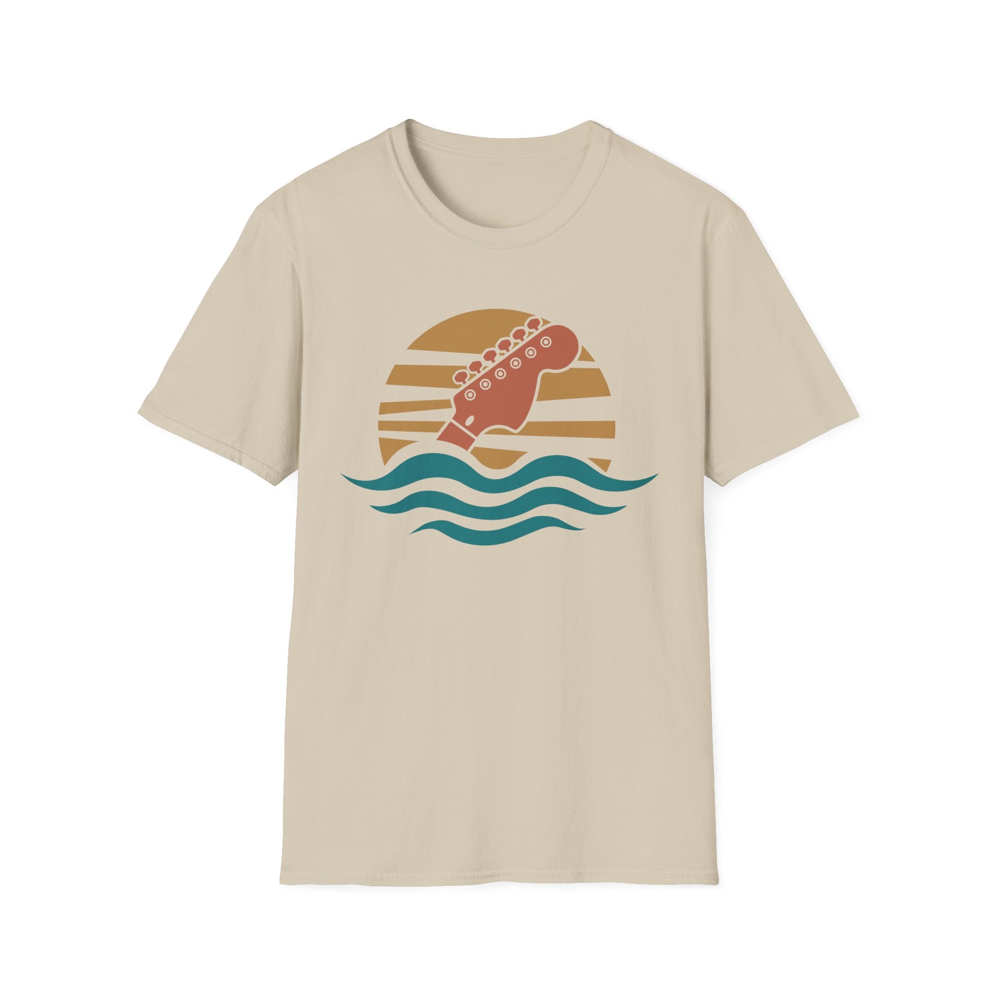 Second Set Society Sunset Guitar T-Shirt