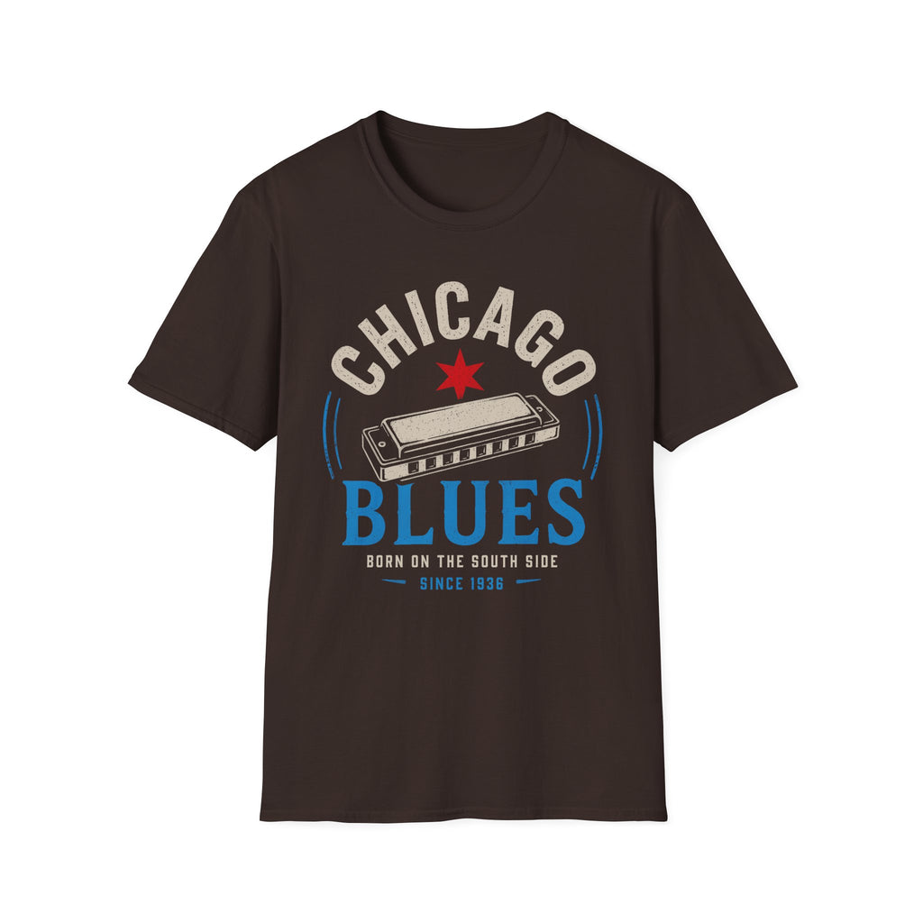 Born on the South Side Chicago Blues T-Shirt
