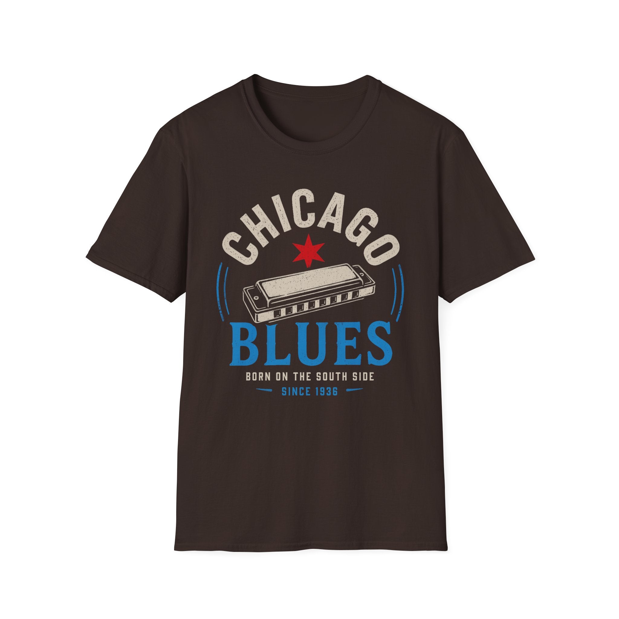 Born on the South Side Chicago Blues T-Shirt