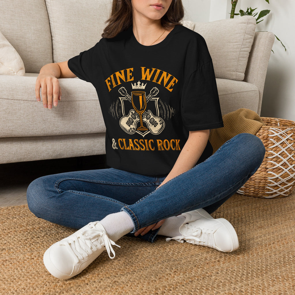 Fine Wine and Classic Rock T-Shirt