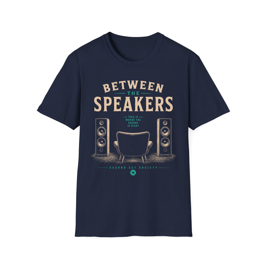 Between the Speakers Audiophile T-Shirt
