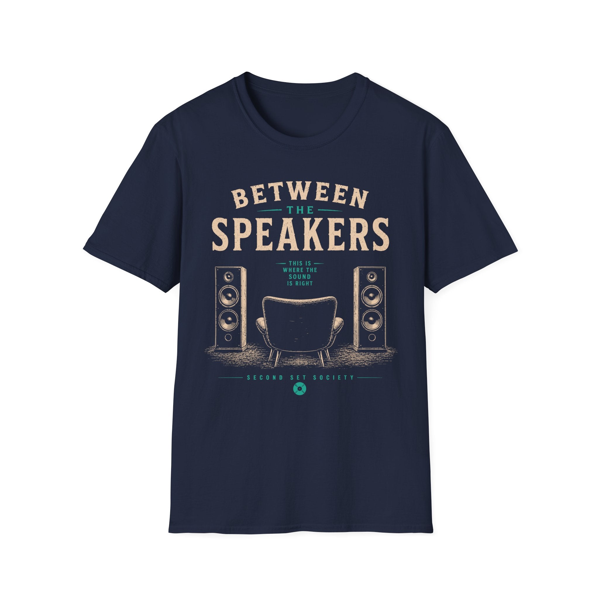 Between the Speakers Audiophile T-Shirt