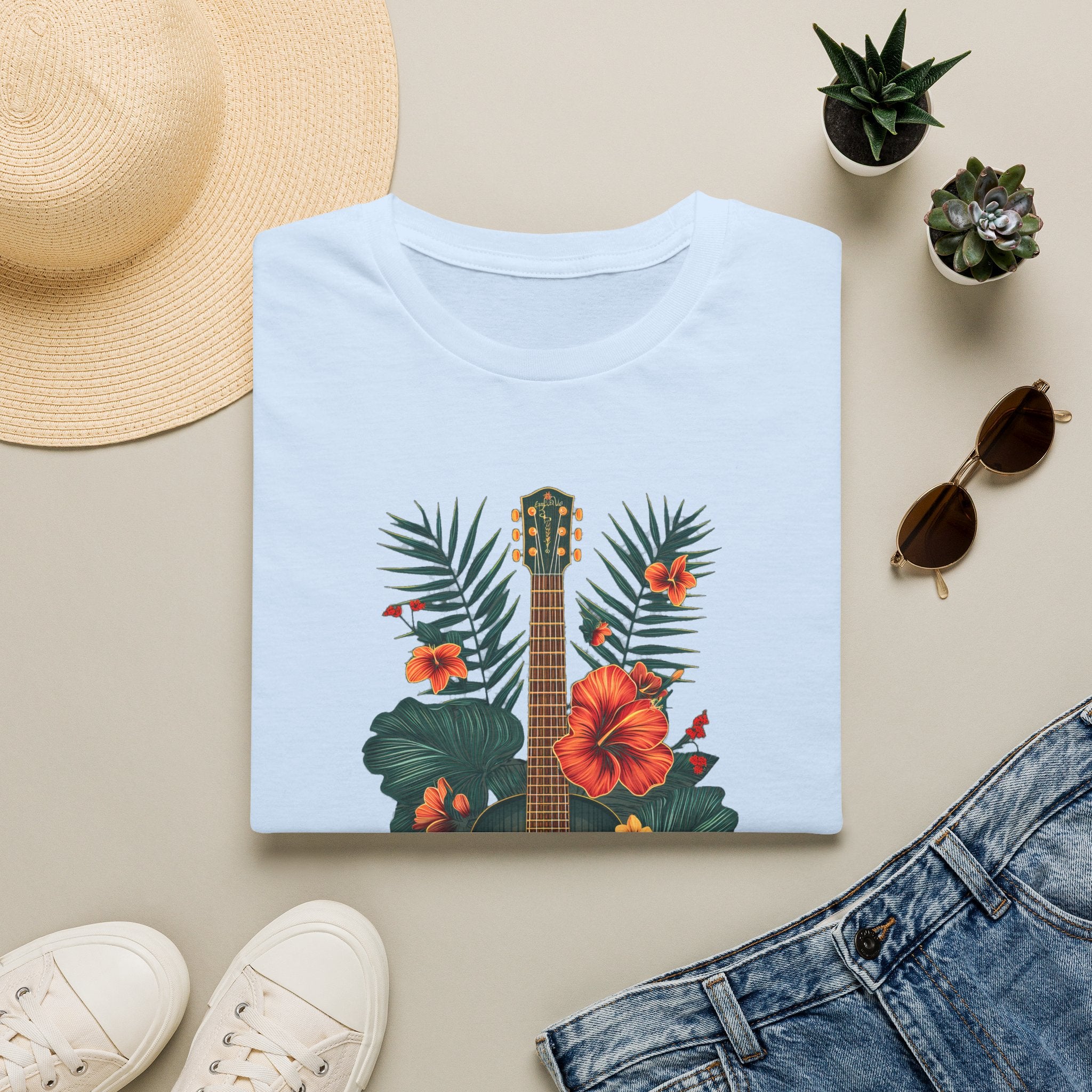 Vacation Island Ukulele T-Shirt