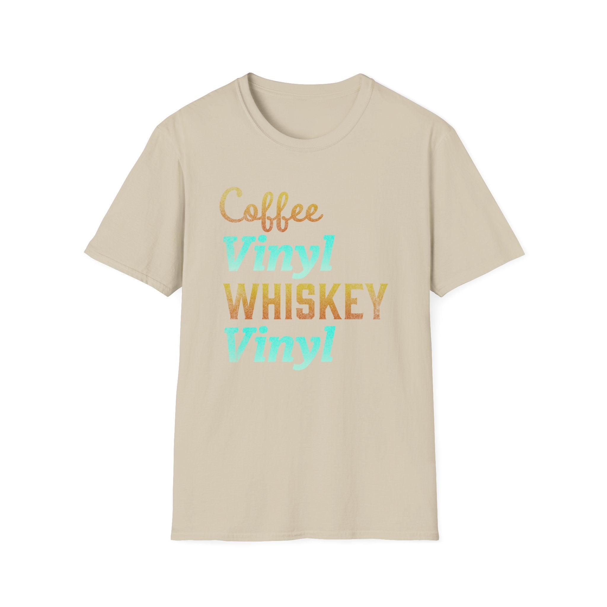 Coffee Vinyl Whiskey Vinyl Record Collector T-Shirt