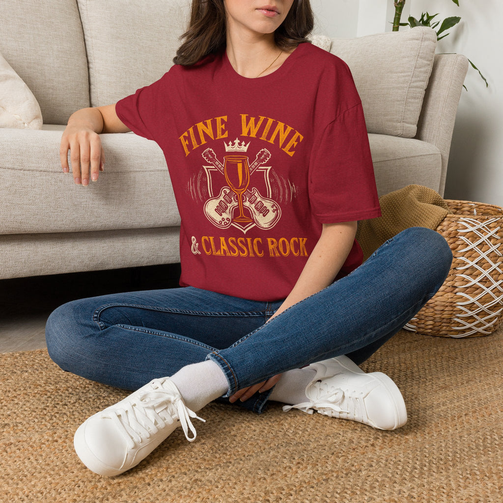 Fine Wine and Classic Rock T-Shirt