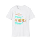 Coffee Vinyl Whiskey Vinyl Record Collector T-Shirt