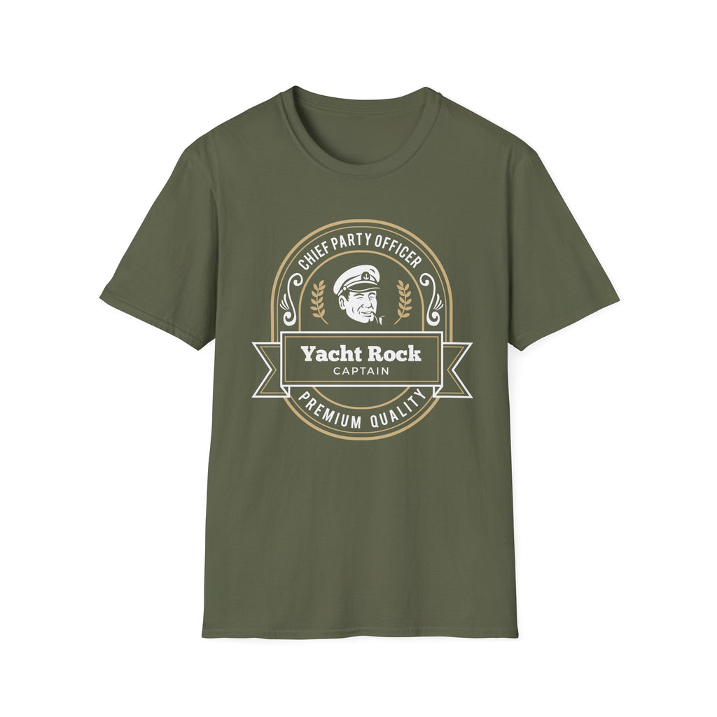 Chief Party Officer Yacht Rock Captain T-Shirt