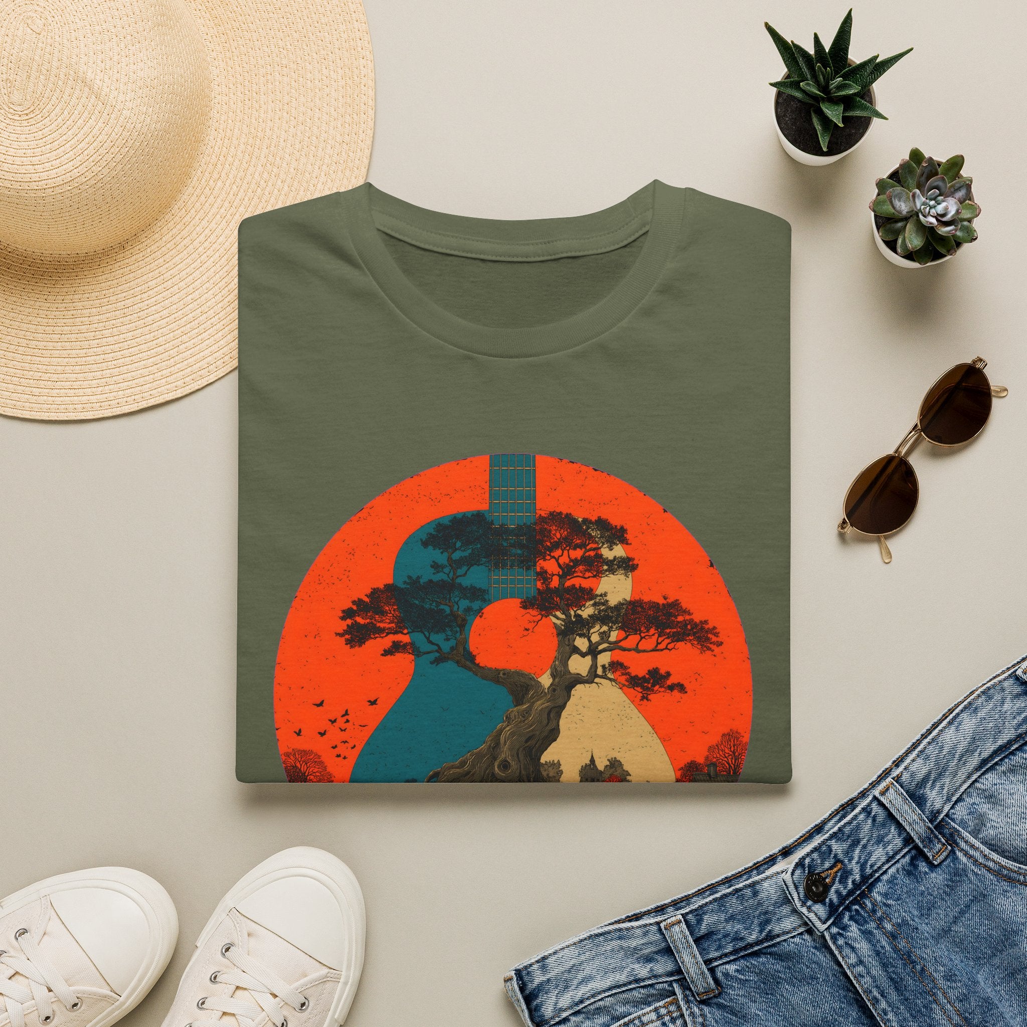 Tree of Life Acoustic Guitar T-Shirt