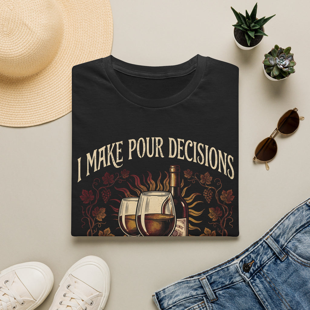 Pour Decisions Wine Lovers Vacation T-Shirt