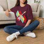 Vintage Electric Guitar Pinup Girl T-Shirt