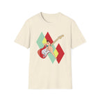 Vintage Electric Guitar Pinup Girl T-Shirt