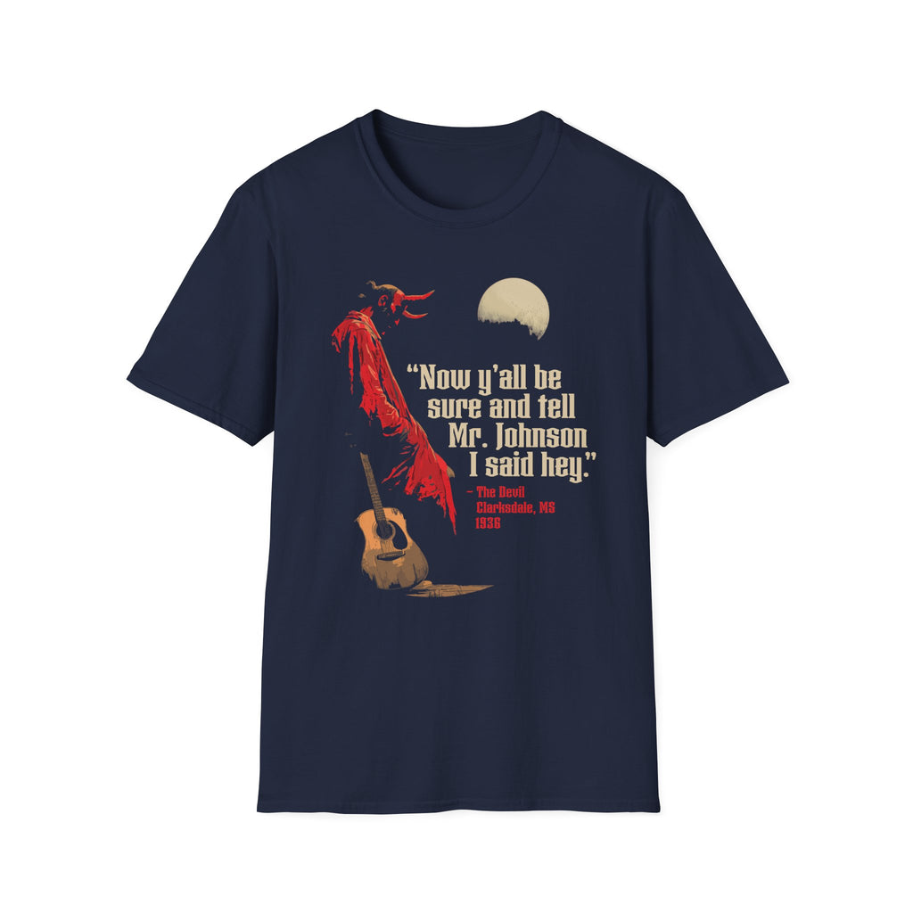 The Devil and Robert Johnson Crossroads T-Shirt