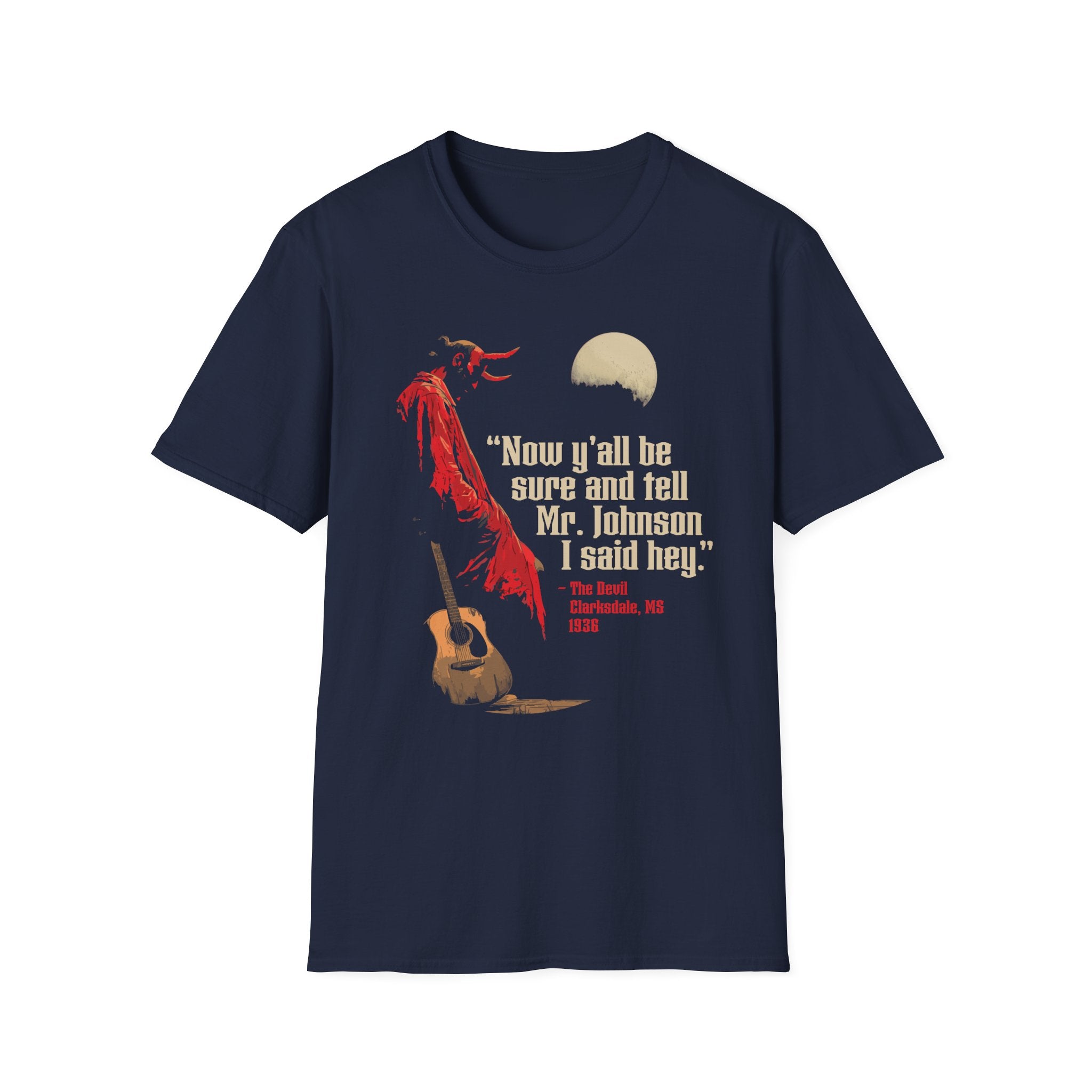 The Devil and Robert Johnson Crossroads T-Shirt