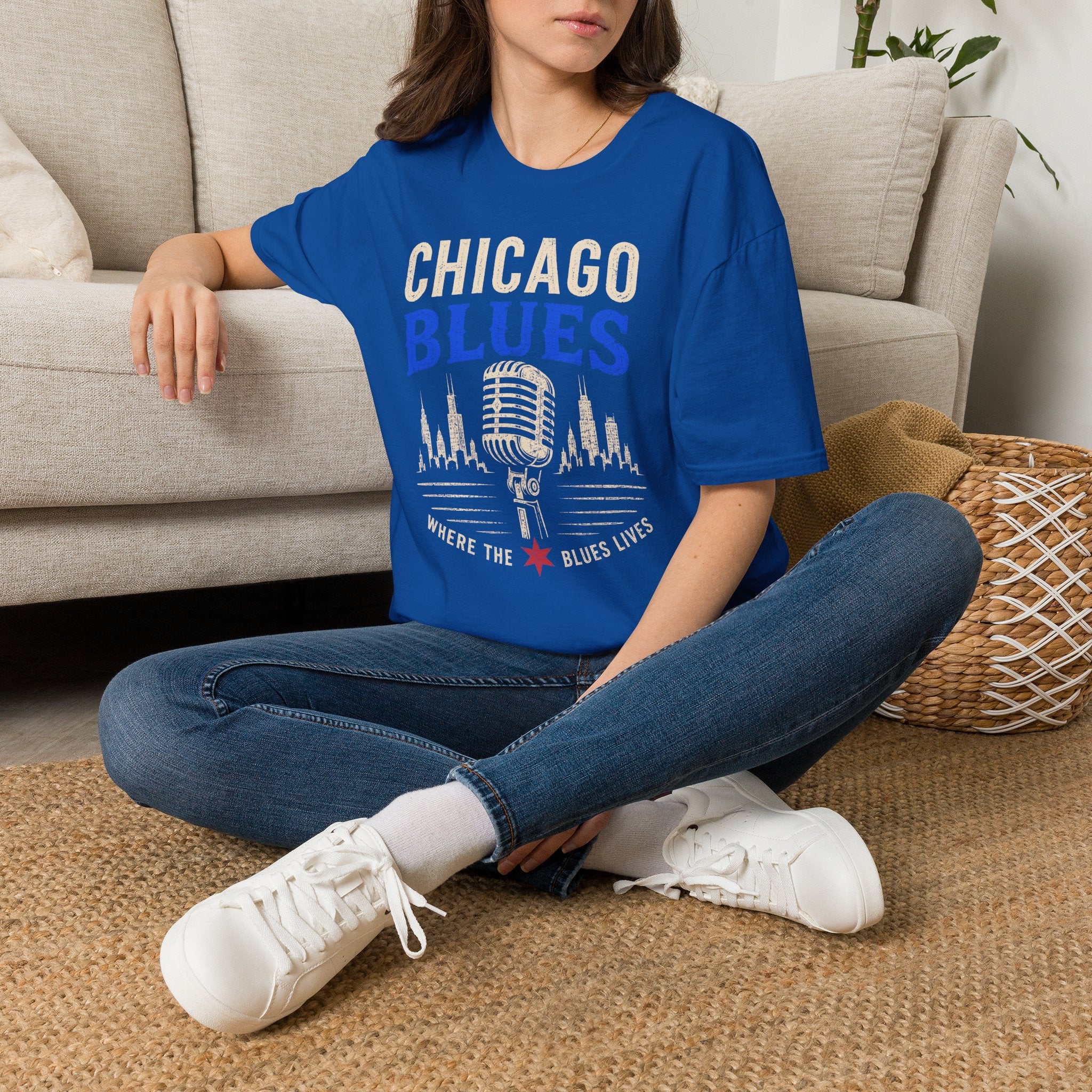 Where the Blues Lives Chicago Blues T-Shirt