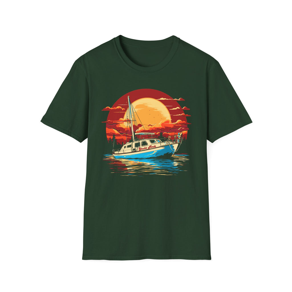 Sunset Harbor Yacht Rock T-Shirt