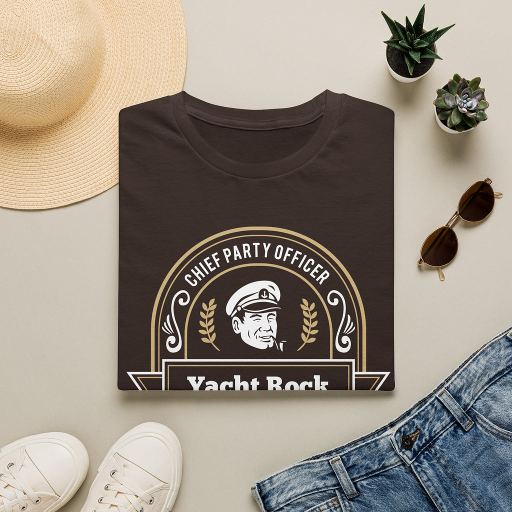 Chief Party Officer Yacht Rock Captain T-Shirt