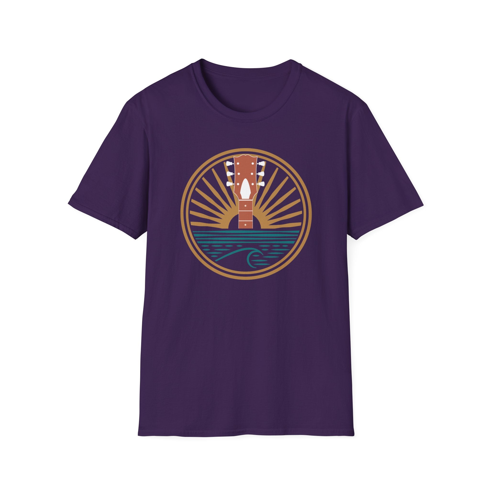 Second Set Society Music Waves Guitar T-Shirt