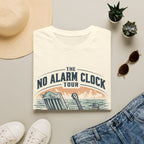 No Alarm Clock Tour Retirement T-Shirt