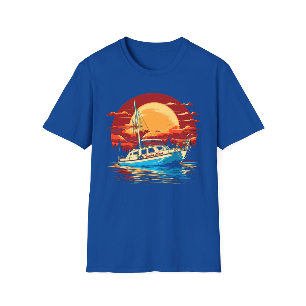 Sunset Harbor Yacht Rock T-Shirt