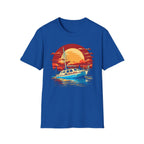 Sunset Harbor Yacht Rock T-Shirt