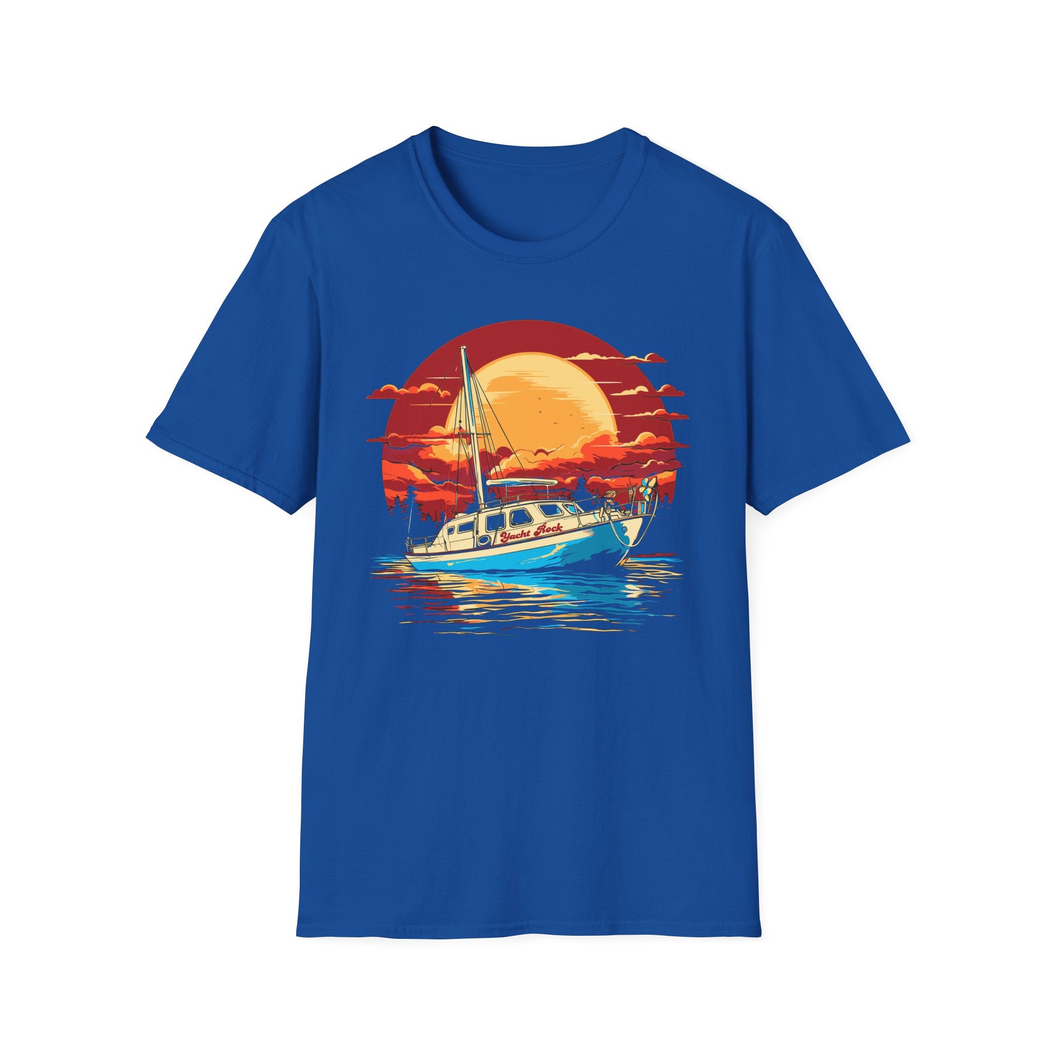 Sunset Harbor Yacht Rock T-Shirt