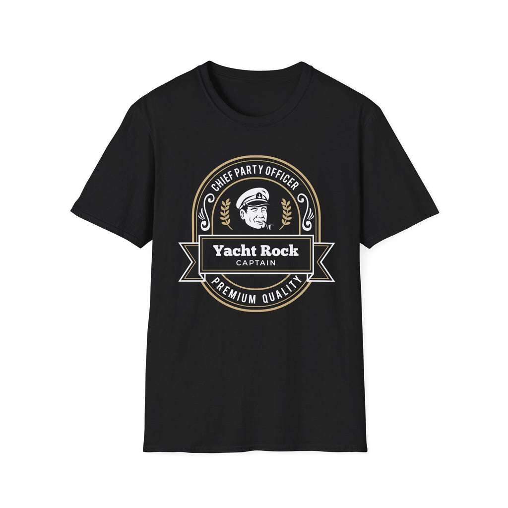 Chief Party Officer Yacht Rock Captain T-Shirt