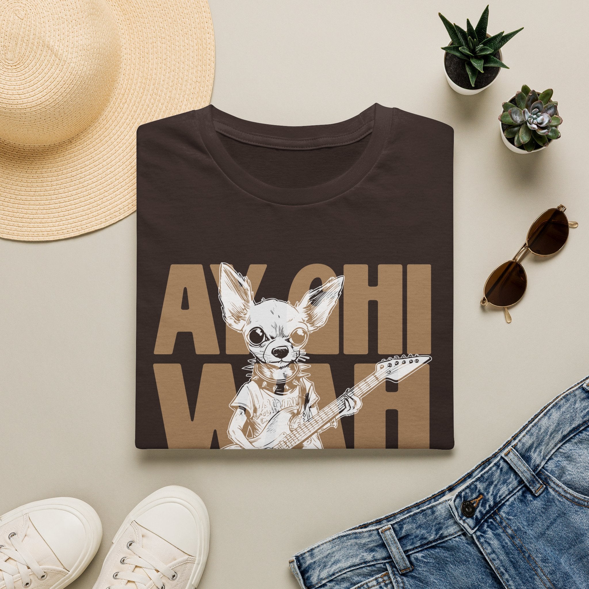 Ay Chihuahua Wah Wah Pedal Guitarist T-Shirt