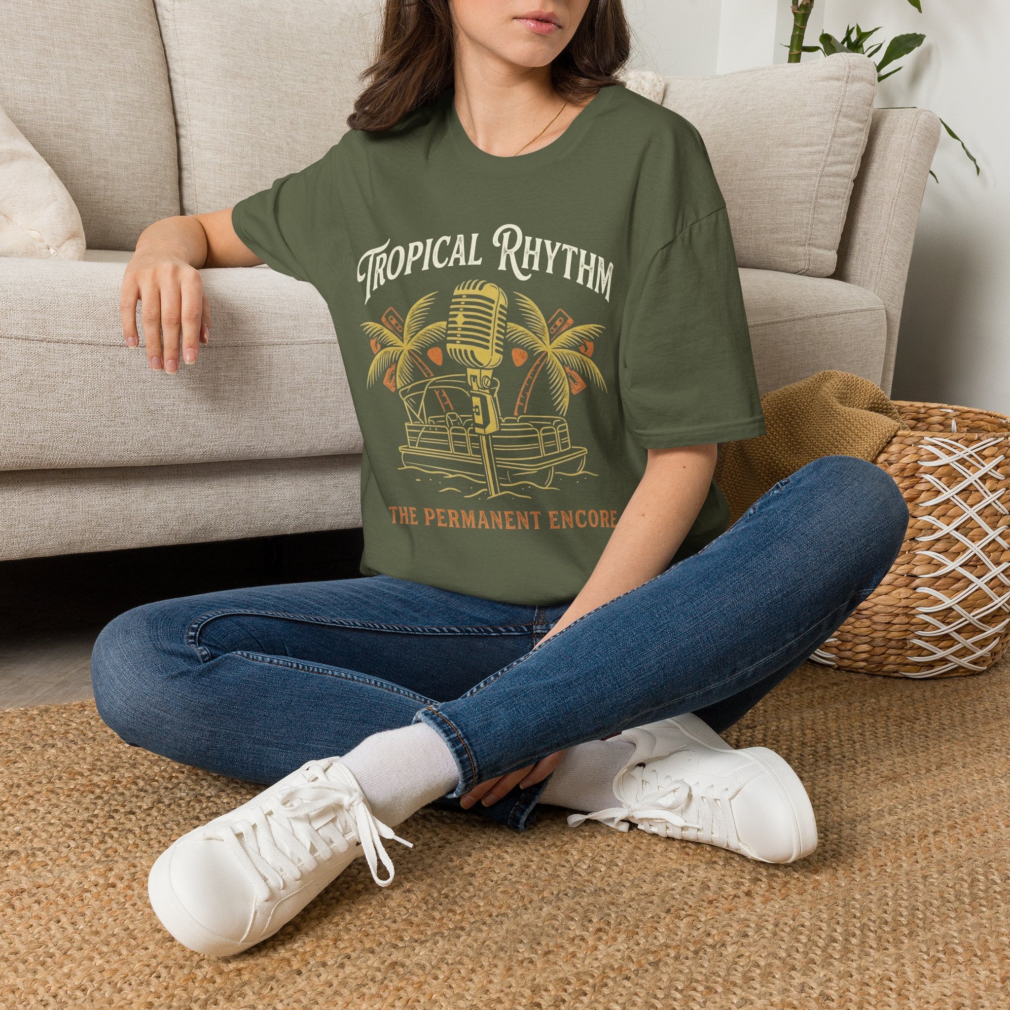 Tropical Rhythm Retirement Vacation T-Shirt