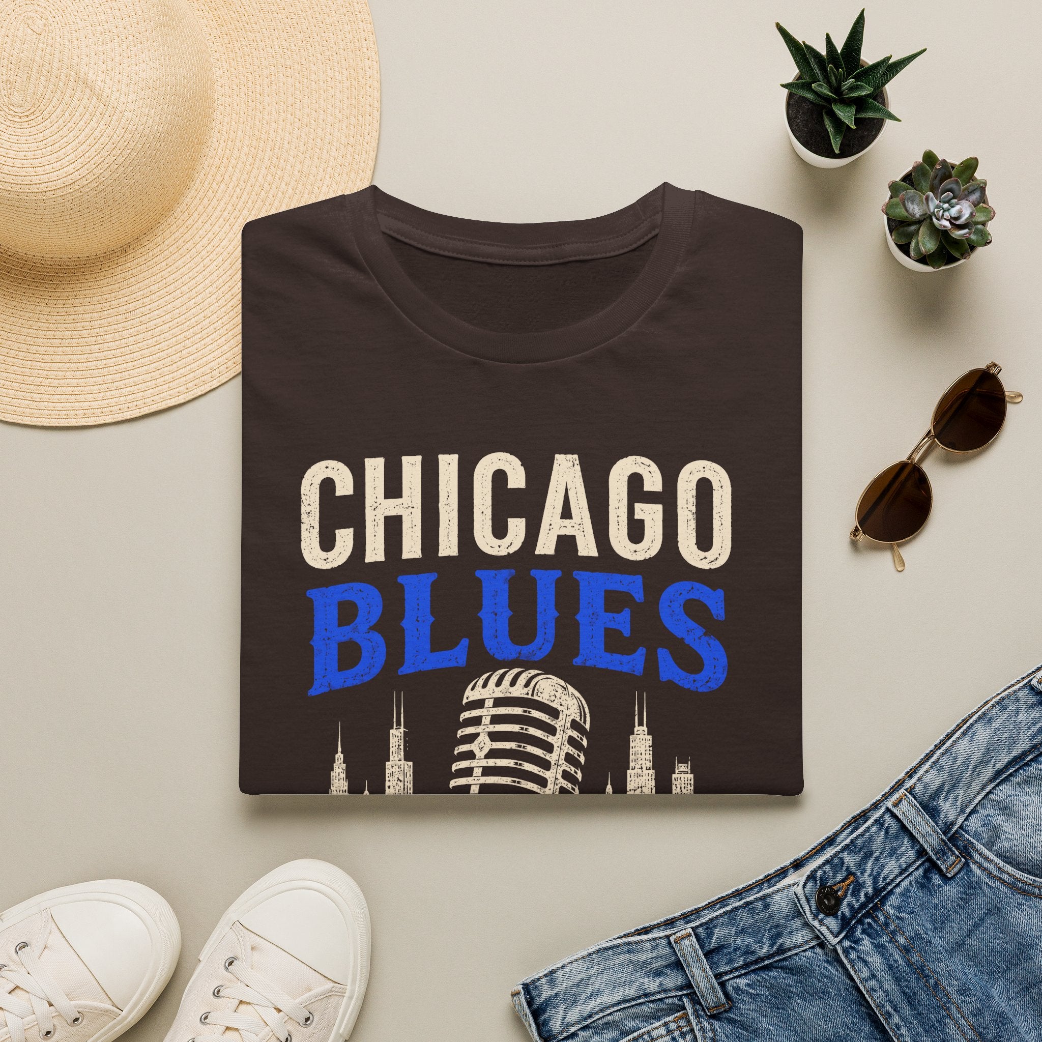 Where the Blues Lives Chicago Blues T-Shirt