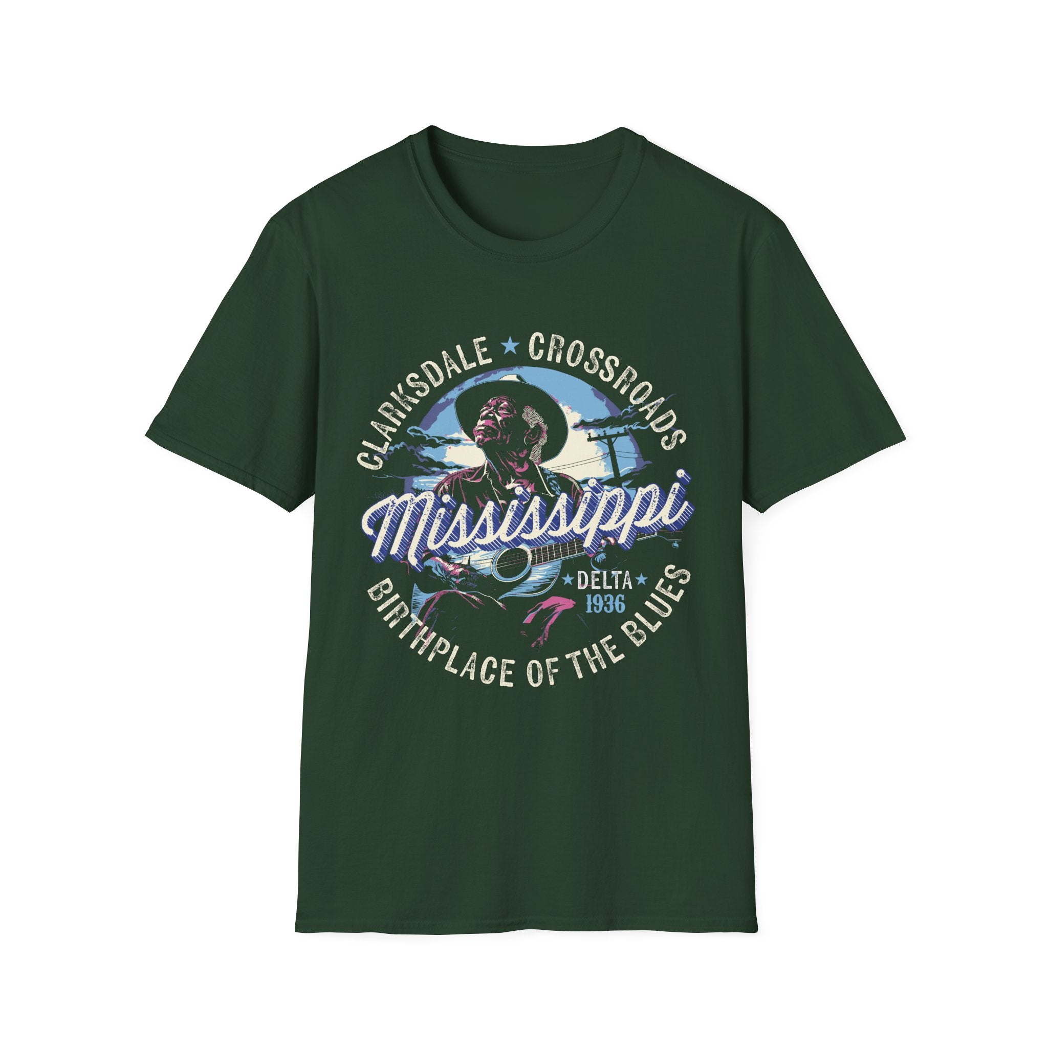 Birthplace of the Blues Clarksdale Mississippi T-Shirt