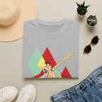 Vintage Electric Guitar Pinup Girl T-Shirt
