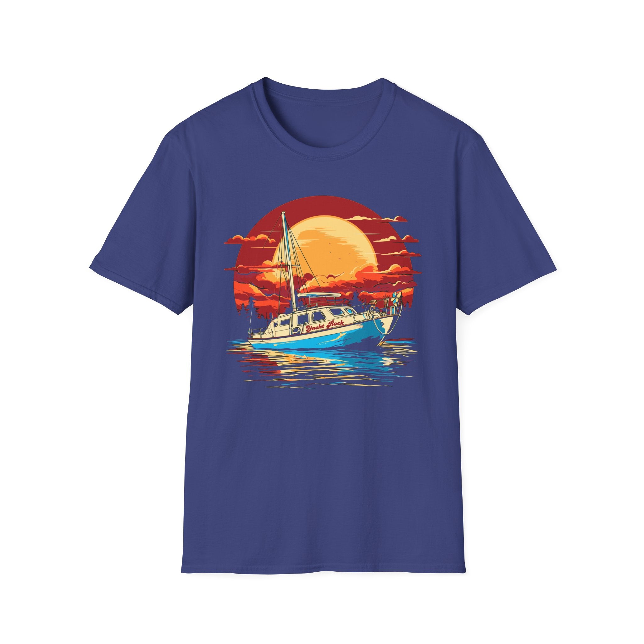 Sunset Harbor Yacht Rock T-Shirt