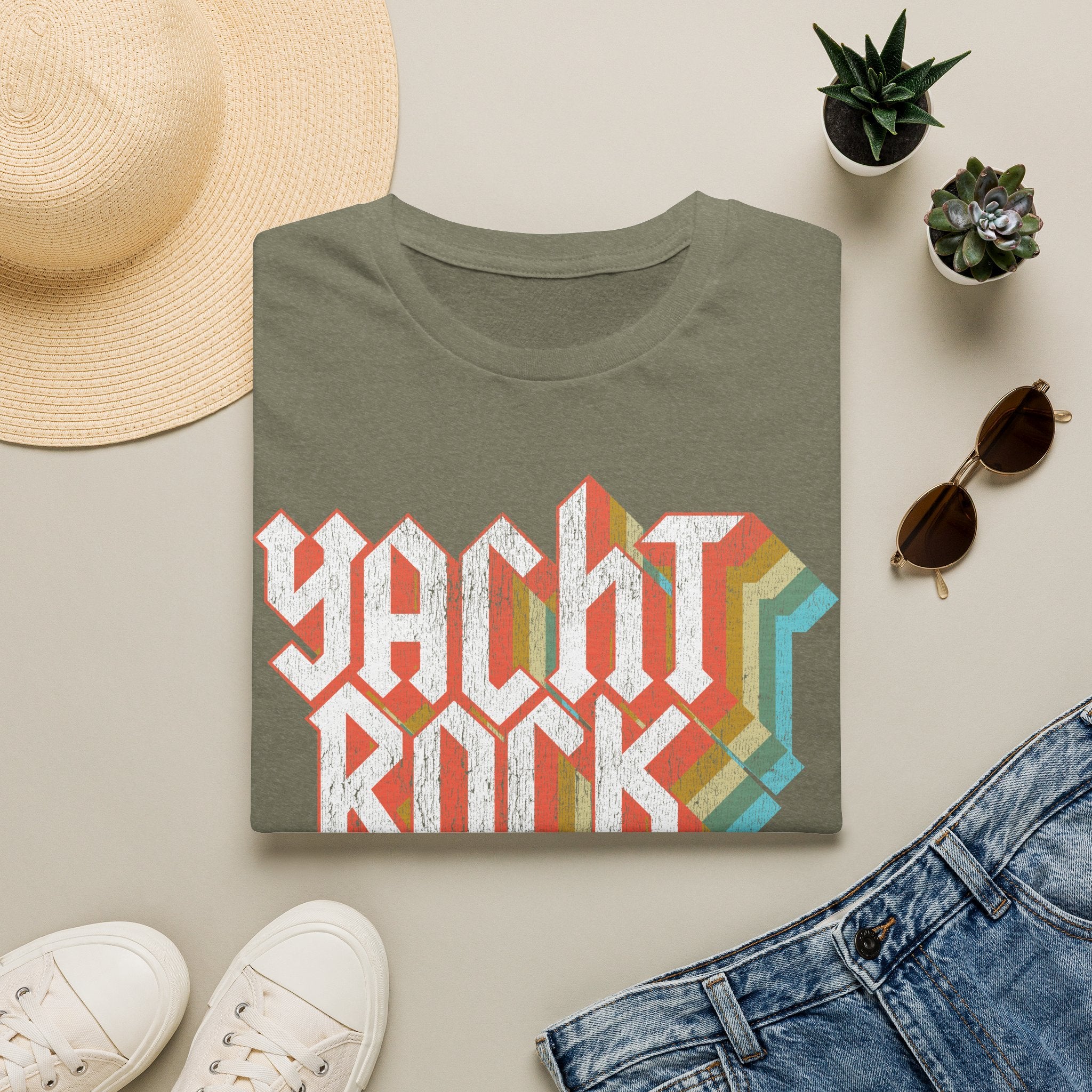 Heavy Metal Faded Yacht Rock T-Shirt