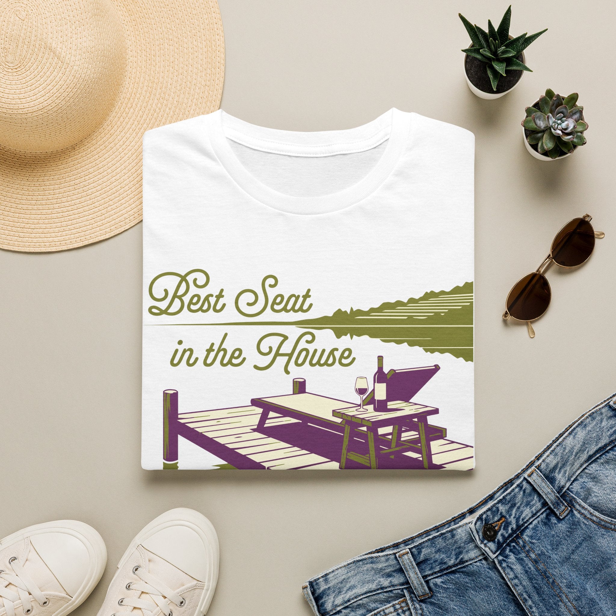 Best Seat in the House Vacation Retirement T-Shirt
