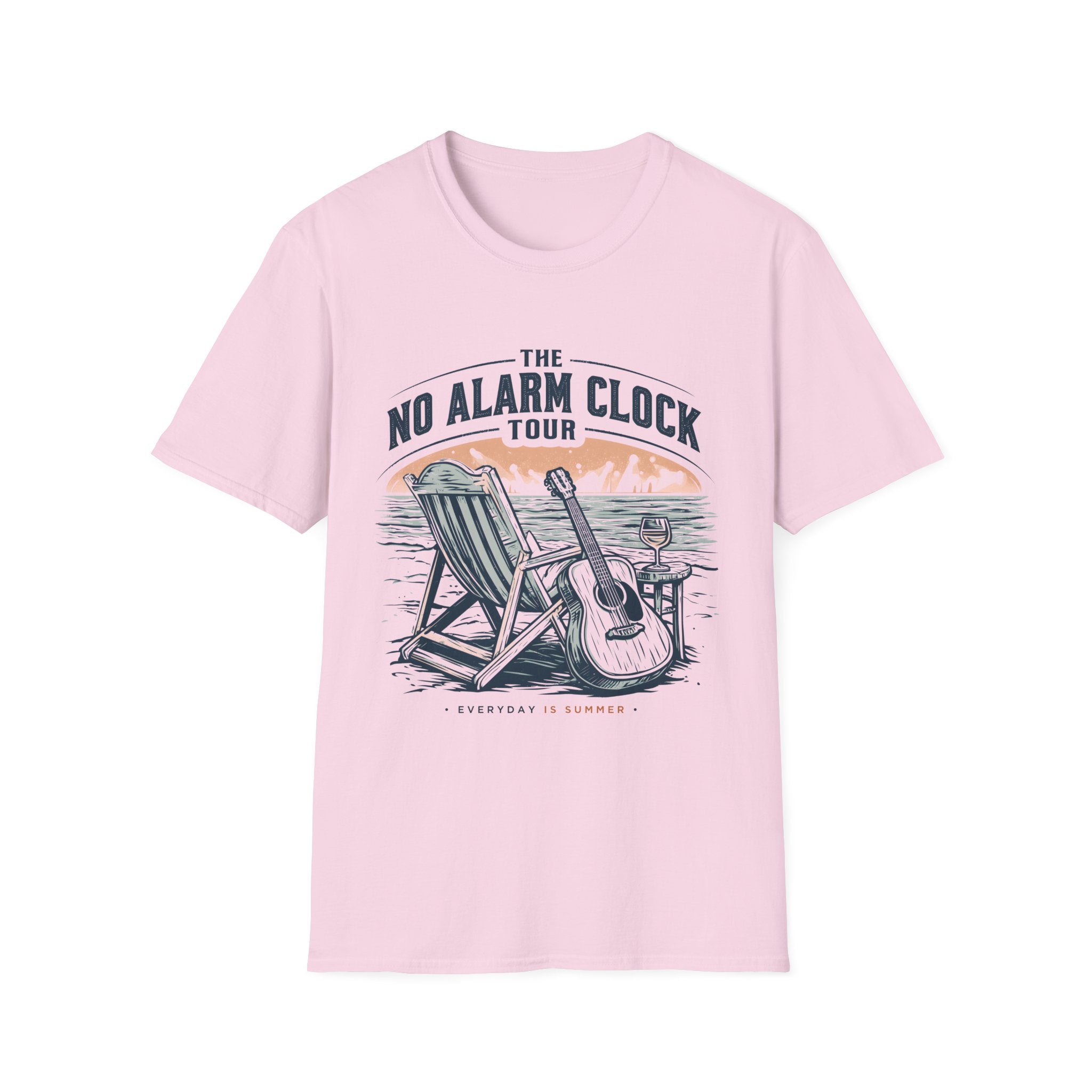 No Alarm Clock Tour Retirement T-Shirt