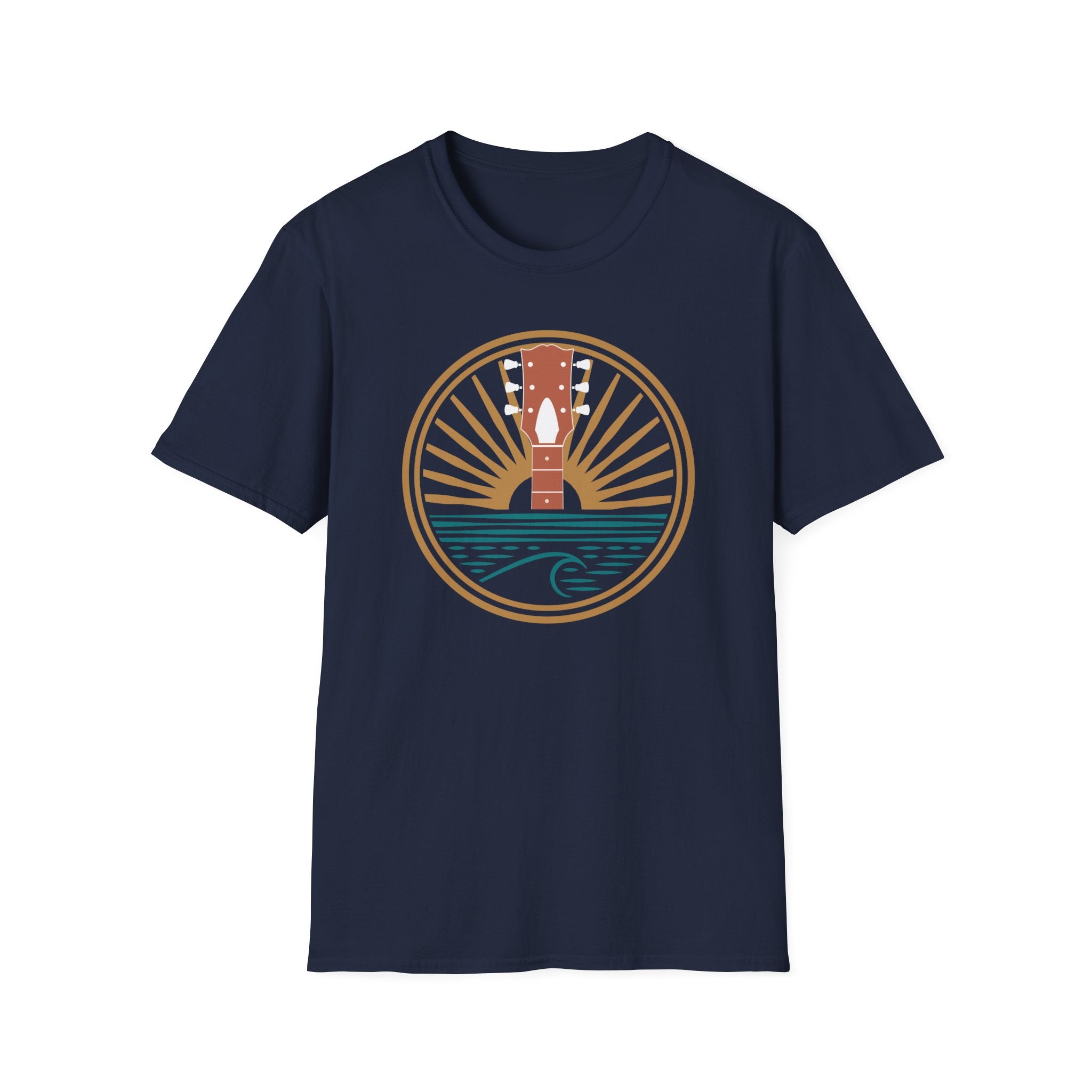 Second Set Society Music Waves Guitar T-Shirt