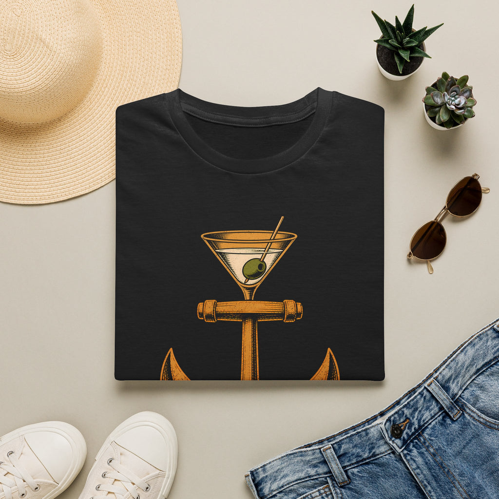 Drop Anchor Raise Glass Yacht Rock T-Shirt