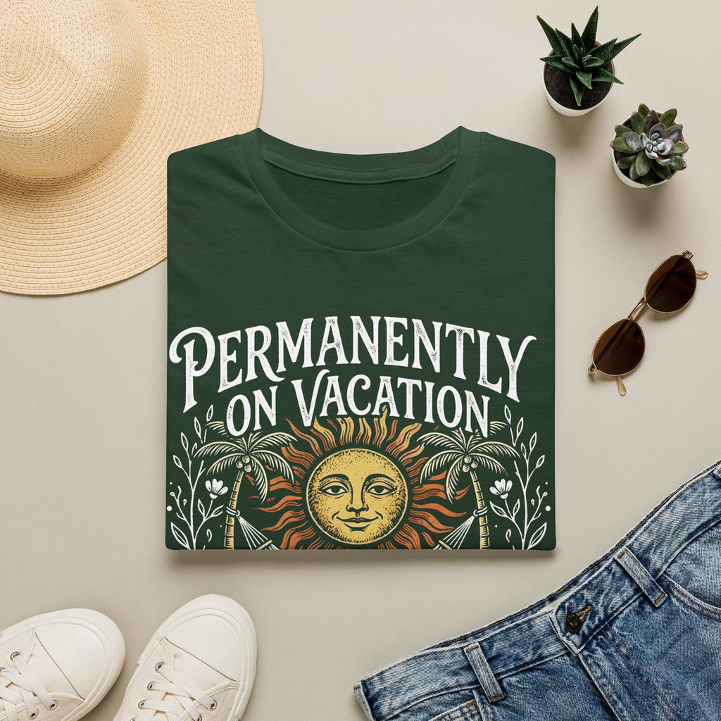 Permanently on Vacation Retirement T-Shirt