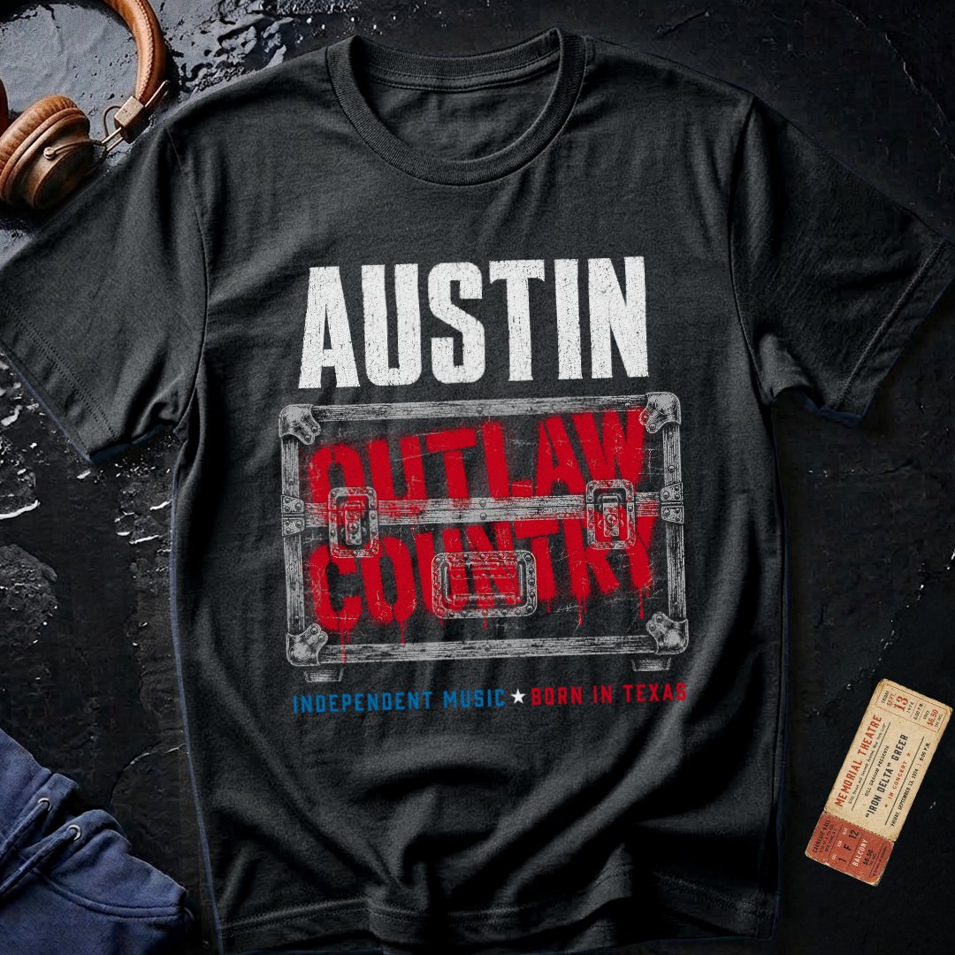 Outlaw Country Austin Texas T-Shirt