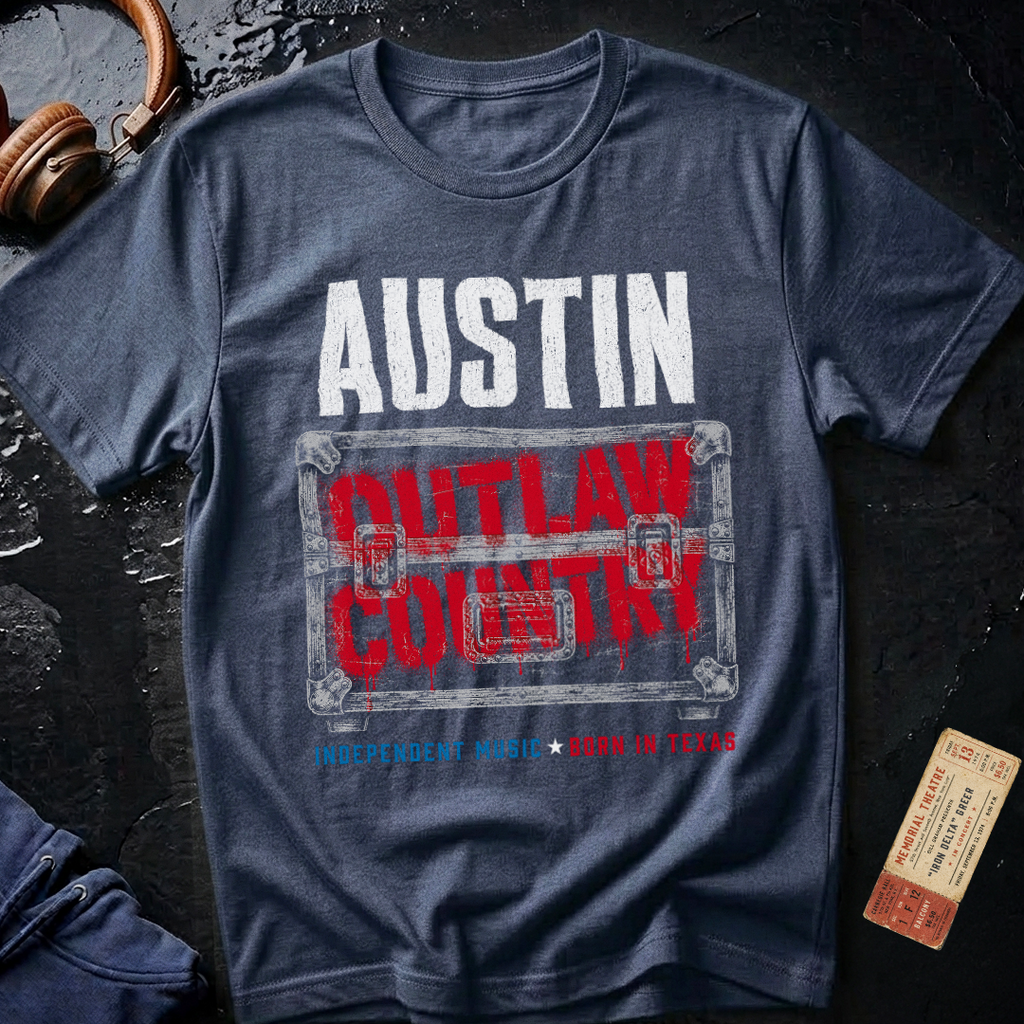 Outlaw Country Austin Texas T-Shirt