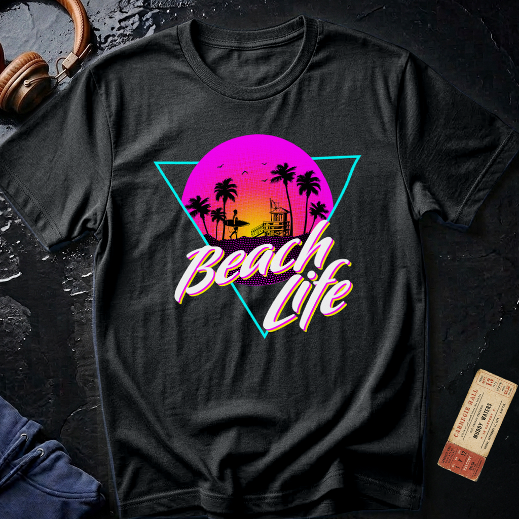 Beach Life 80s Vacation T-Shirt