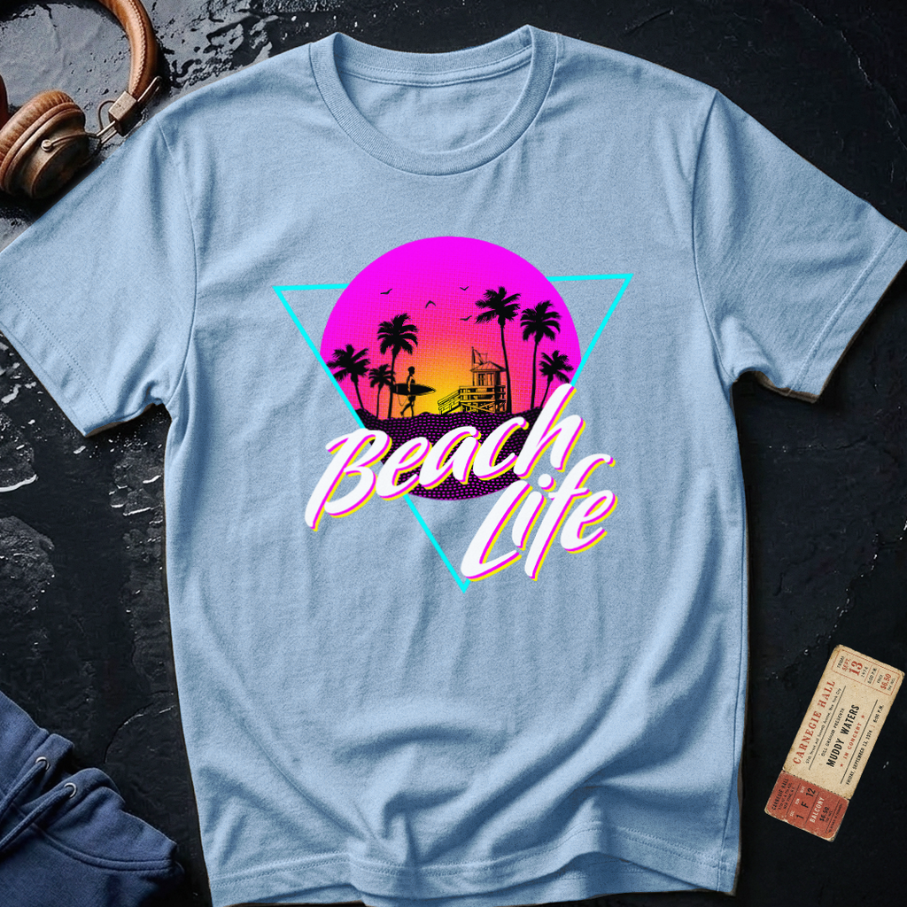 Beach Life 80s Vacation T-Shirt