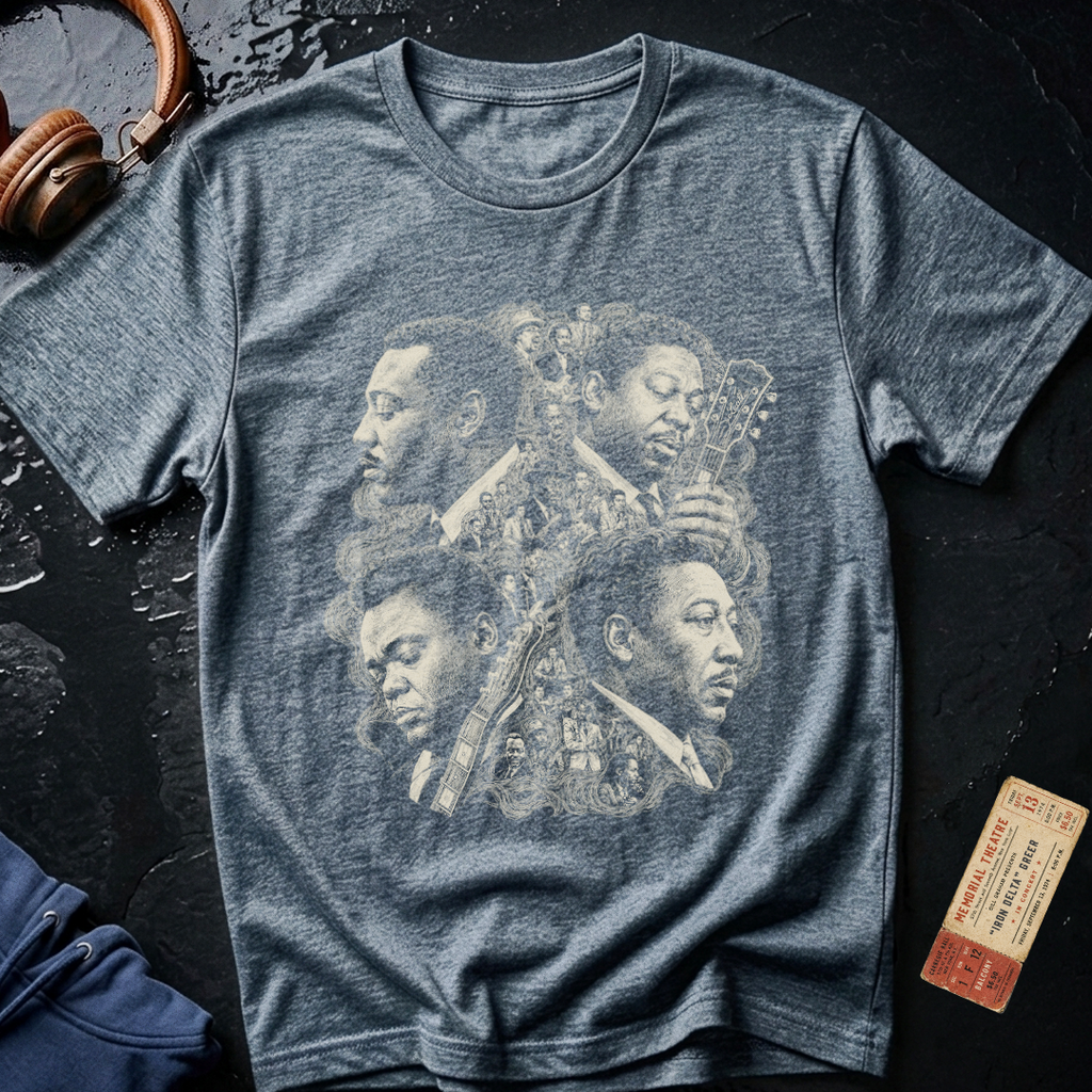 Muddy, Albert, BB and Freddie Founding Fathers of the Blues T-Shirt