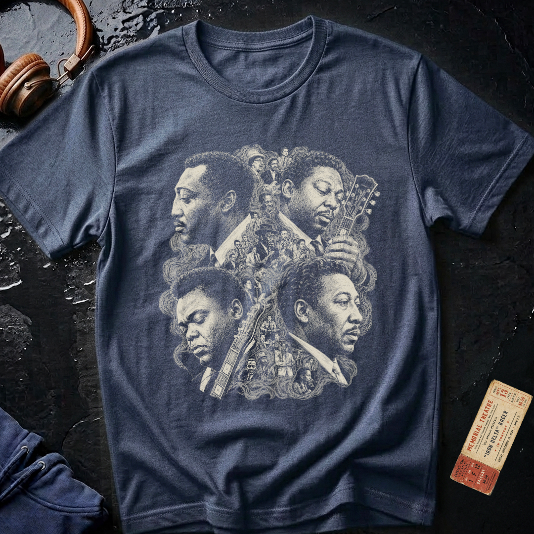 Muddy, Albert, BB and Freddie Founding Fathers of the Blues T-Shirt