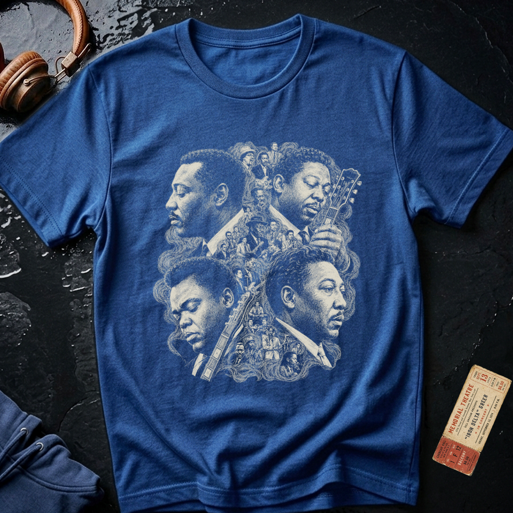 Muddy, Albert, BB and Freddie Founding Fathers of the Blues T-Shirt