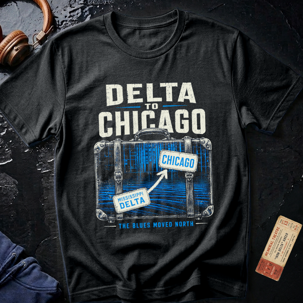 Delta to Chicago Blues T-Shirt