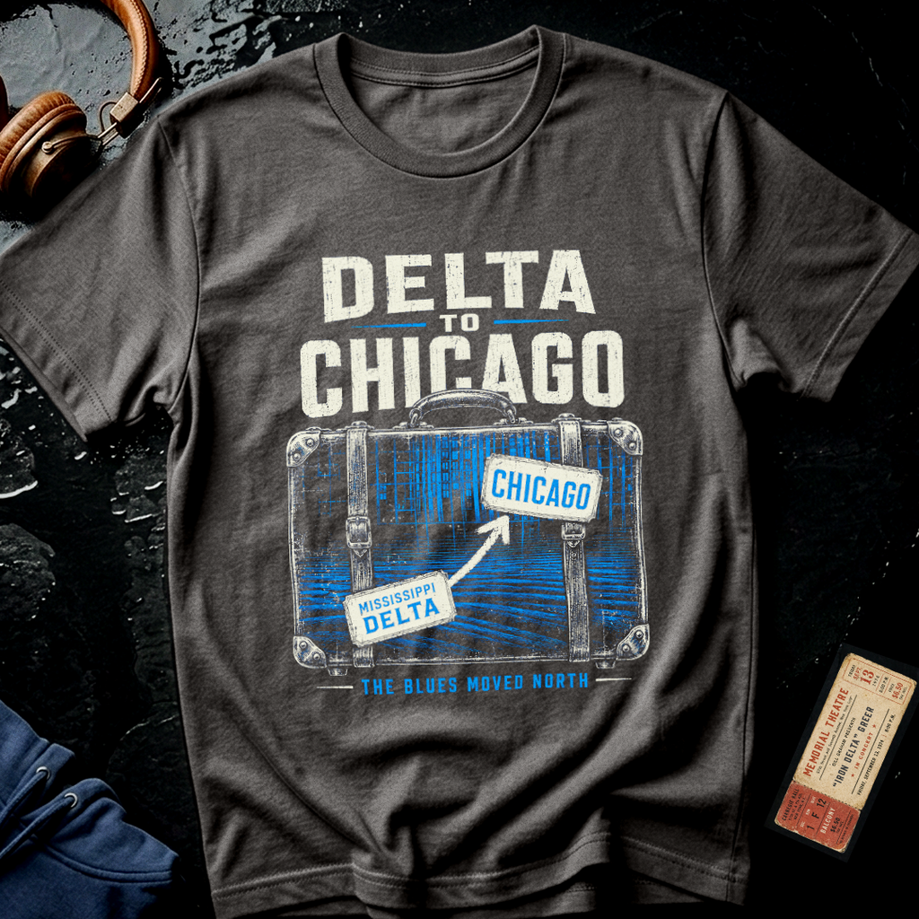 Delta to Chicago Blues T-Shirt