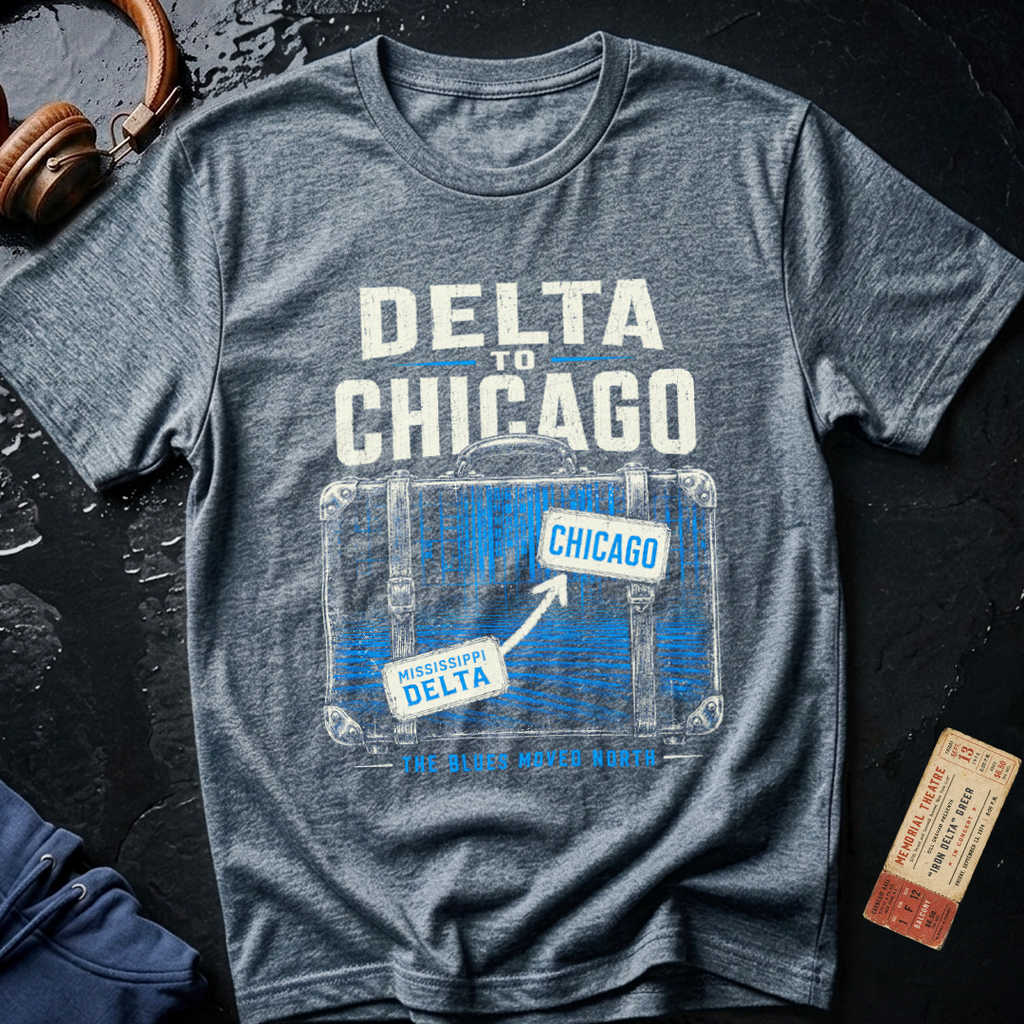 Delta to Chicago Blues T-Shirt