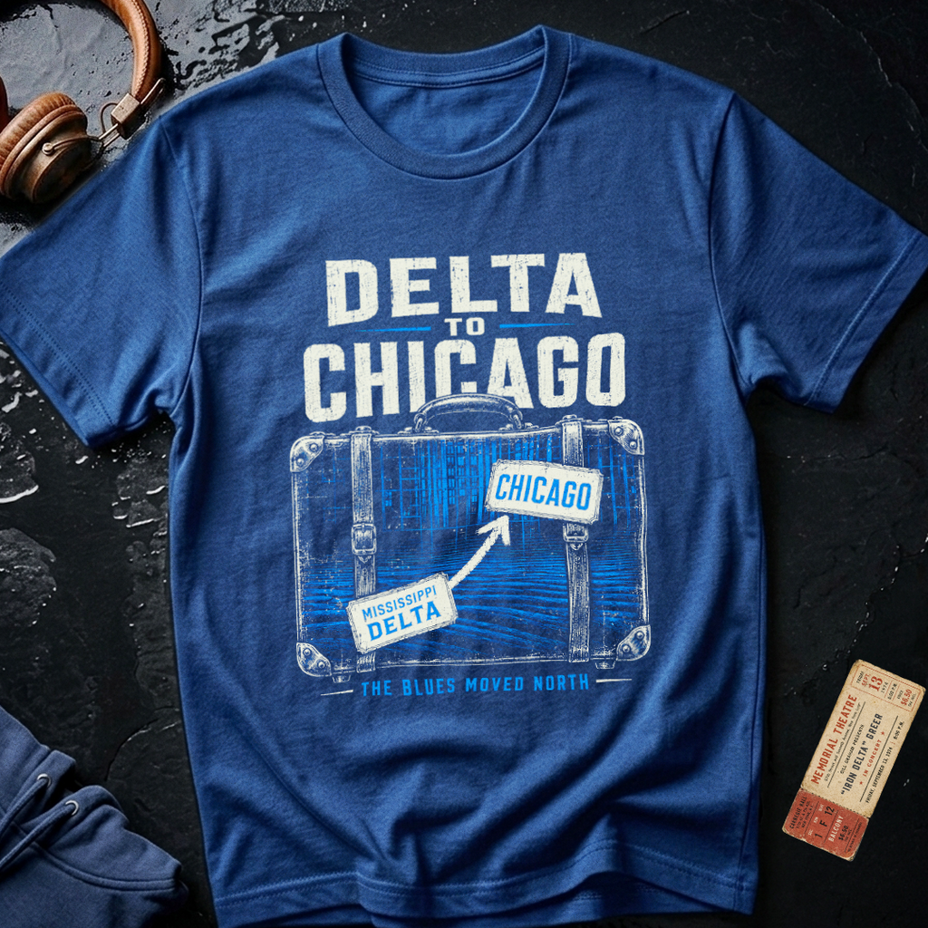 Delta to Chicago Blues T-Shirt
