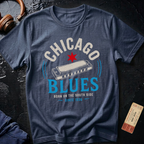 Born on the South Side Chicago Blues T-Shirt